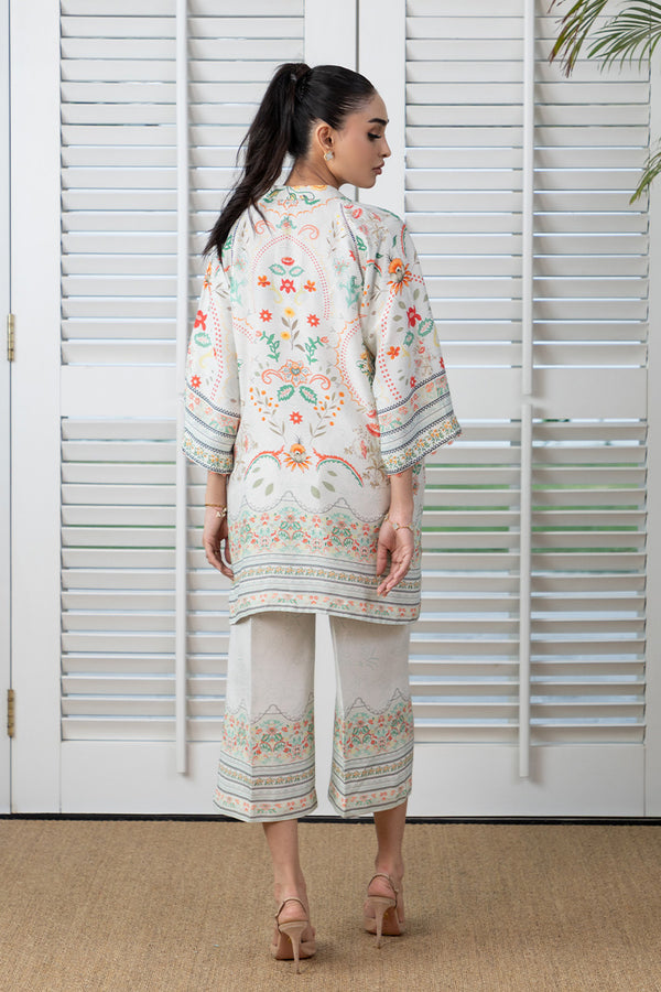 Mina Hassan | Signature Prints | Ivory Glam - by Libasekhas UK - Registered Vendor of : Mina Hassan - 100% Original Designer Dress