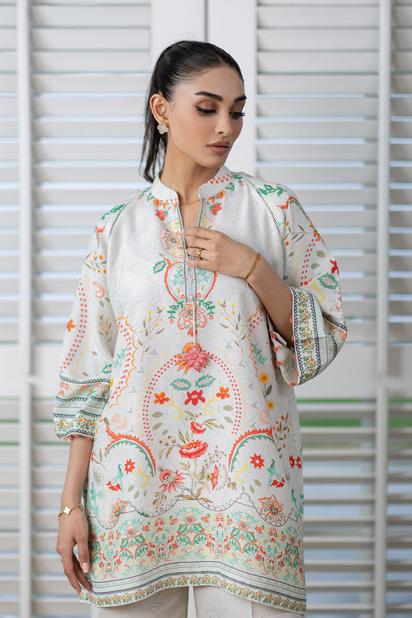Mina Hassan | Signature Prints | Ivory Glam - by Libasekhas UK - Registered Vendor of : Mina Hassan - 100% Original Designer Dress
