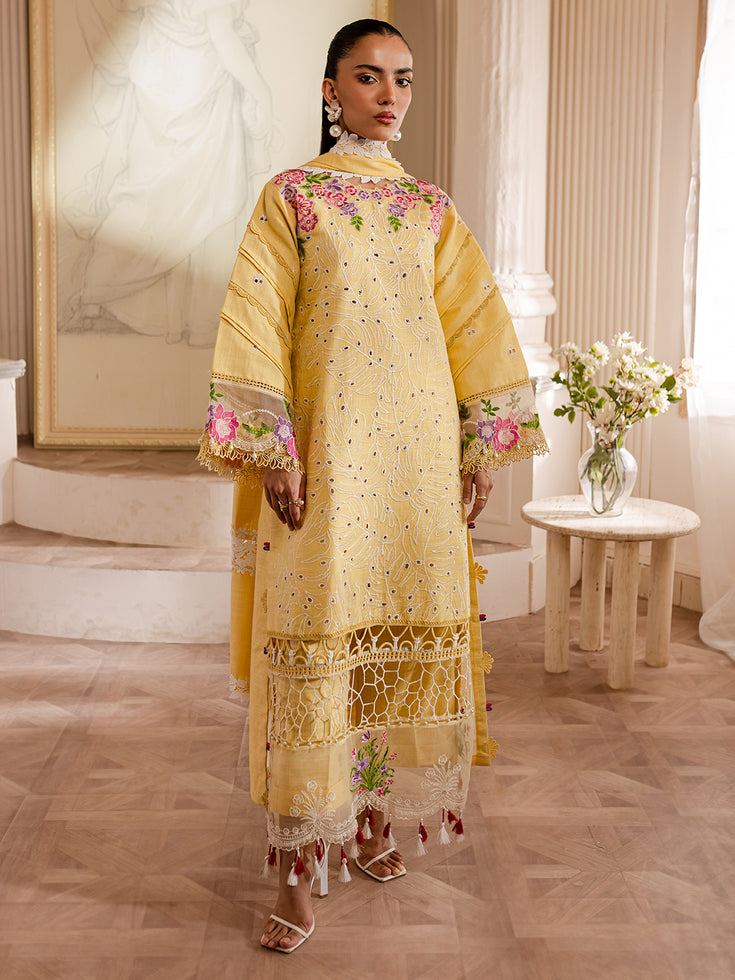Parishay | Mira Winter | MW-01 | 3 PC Khaddar - by - Libasekhas UK - Registered Vendor of : Parishay - 100% Original Designer Dresss