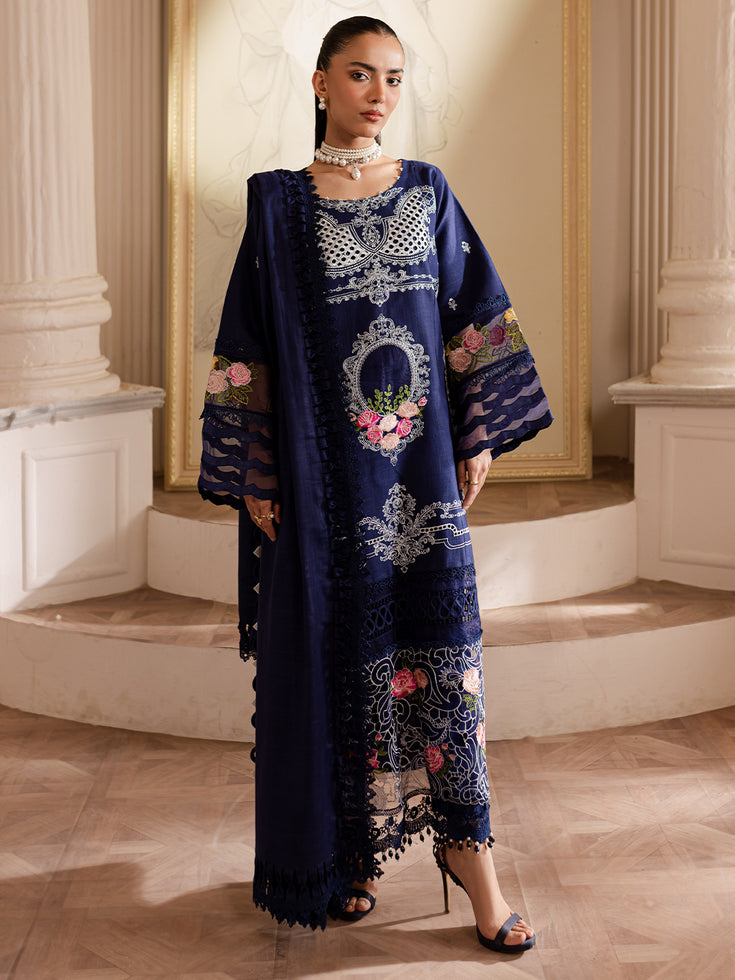 Parishay | Mira Winter | MW-03 | 3 PC Khaddar - by - Libasekhas UK - Registered Vendor of : Parishay - 100% Original Designer Dresss
