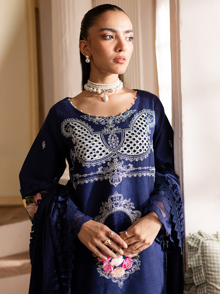 Parishay | Mira Winter | MW-03 | 3 PC Khaddar - by - Libasekhas UK - Registered Vendor of : Parishay - 100% Original Designer Dresss