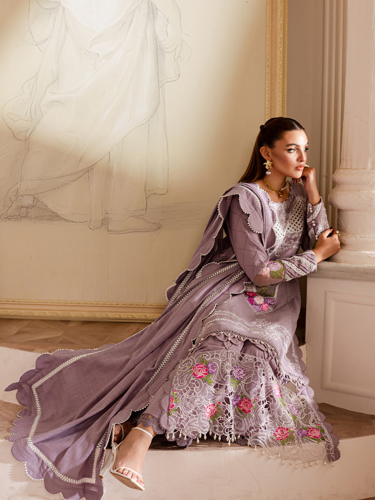 Parishay | Mira Winter | MW-04 | 3 PC Khaddar - by - Libasekhas UK - Registered Vendor of : Parishay - 100% Original Designer Dresss