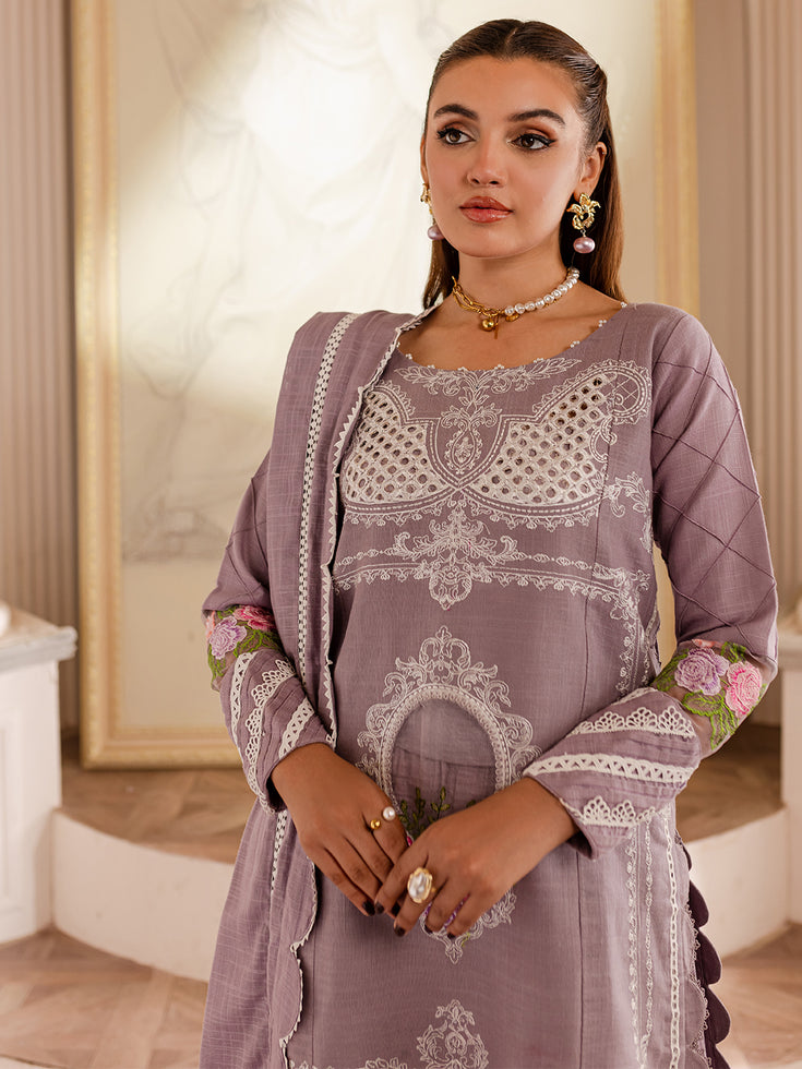 Parishay | Mira Winter | MW-04 | 3 PC Khaddar - by - Libasekhas UK - Registered Vendor of : Parishay - 100% Original Designer Dresss