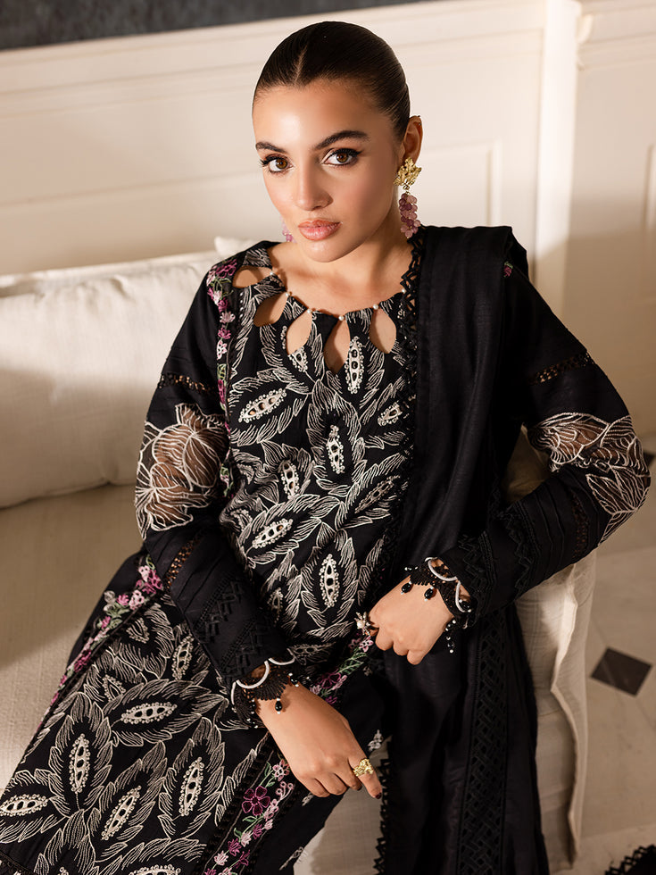 Parishay | Mira Winter |  MW-07 | 3 PC Crepe - by - Libasekhas UK - Registered Vendor of : Parishay - 100% Original Designer Dresss
