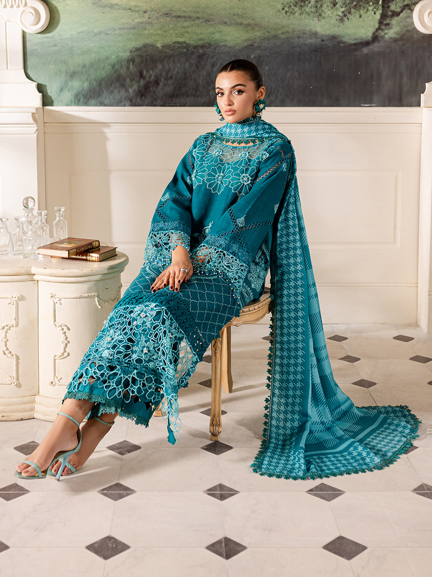 Parishay | Mira Winter | MW-12 | 3 PC Khaddar - by - Libasekhas UK - Registered Vendor of : Parishay - 100% Original Designer Dresss