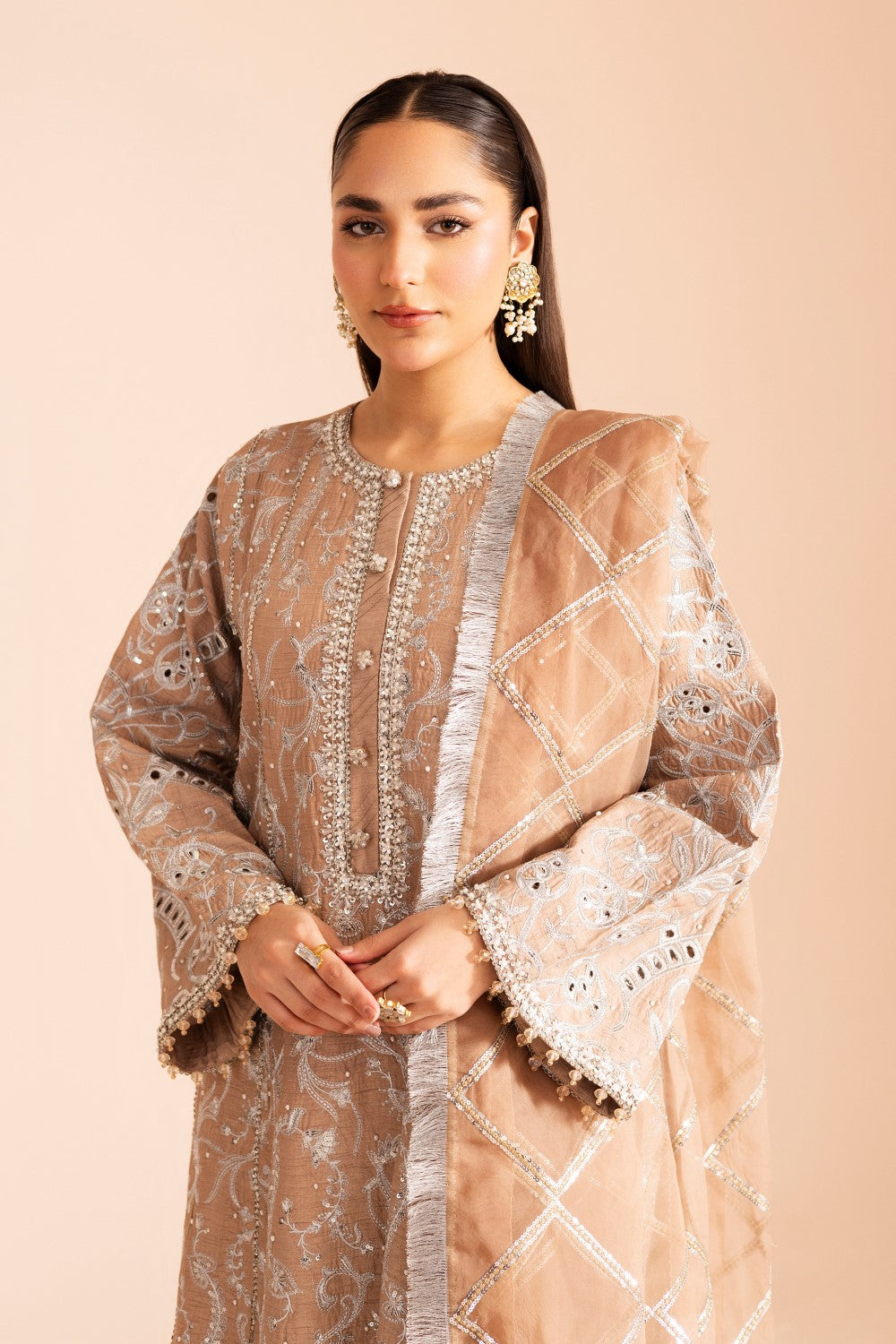 Maryum N Maria | Iris Formals | HUSNA - MW40004 - by - Libasekhas UK - Registered Vendor of : Maryum N Maria - 100% Original Designer Dresss