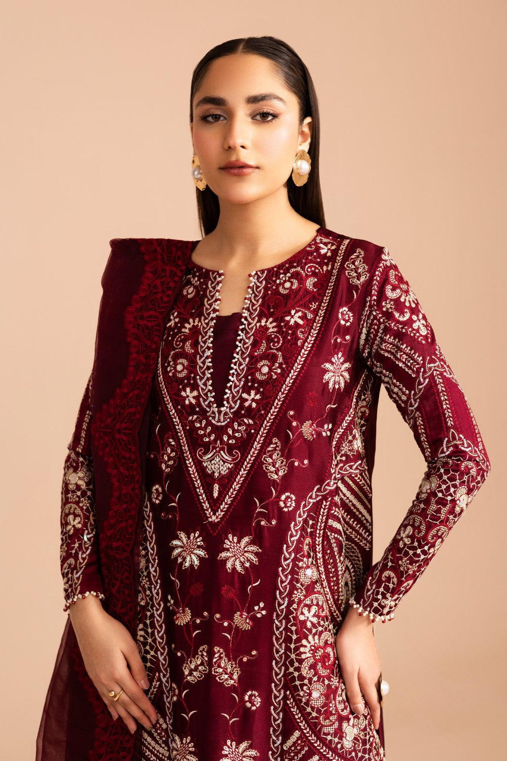 Maryum N Maria | Iris Formals | JHEEL - MW40013 - by - Libasekhas UK - Registered Vendor of : Maryum N Maria - 100% Original Designer Dresss