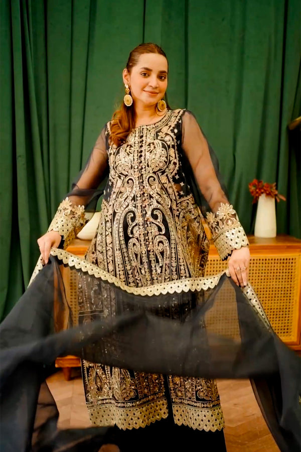 Maryum N Maria | Farisha Formals| ELEA - MW40081 - by Libasekhas UK - Registered Vendor of : Maryum N Maria - 100% Original Designer Dress