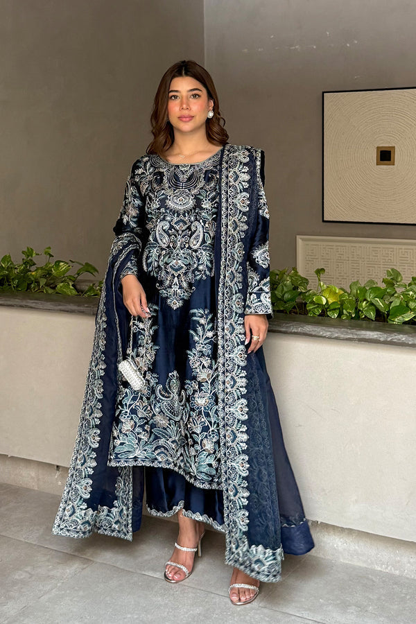 Maryum N Maria | Farisha Formals| ELYNA - MW40083 - by Libasekhas UK - Registered Vendor of : Maryum N Maria - 100% Original Designer Dress