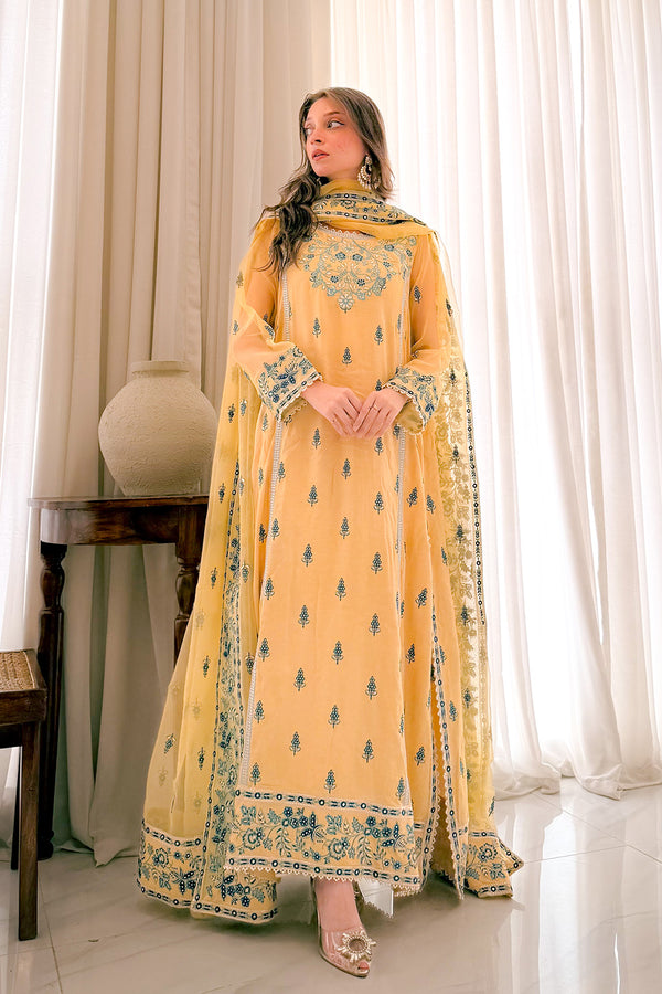 Maryum N Maria | Farisha Formals| NOEMIE - MW40086 - by Libasekhas UK - Registered Vendor of : Maryum N Maria - 100% Original Designer Dress