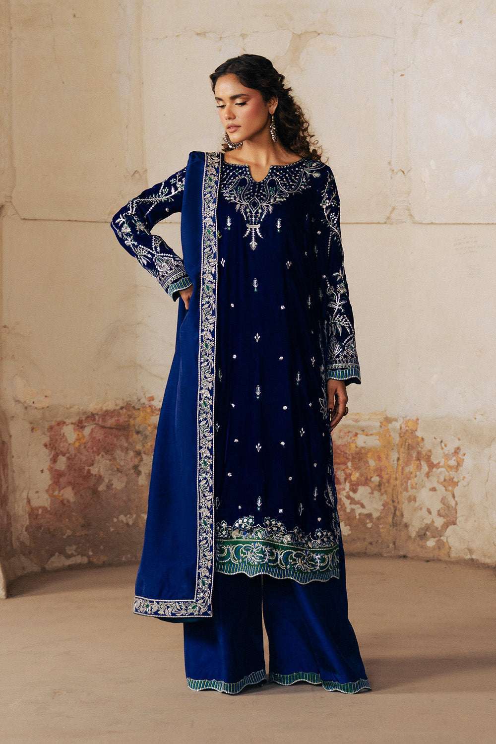 Maryum N Maria | Gulshan e Makhmal | OCEANE - MSS5607 - by Libasekhas UK - Registered Vendor of : Maryum N Maria - 100% Original Designer Dress