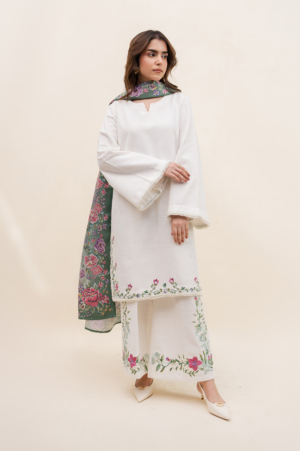 Maryum N Maria | Latte Layers Pret | CARAMEL DRIFT - MWS5817 - by Libasekhas UK - Registered Vendor of : Maryum N Maria - 100% Original Designer Dress