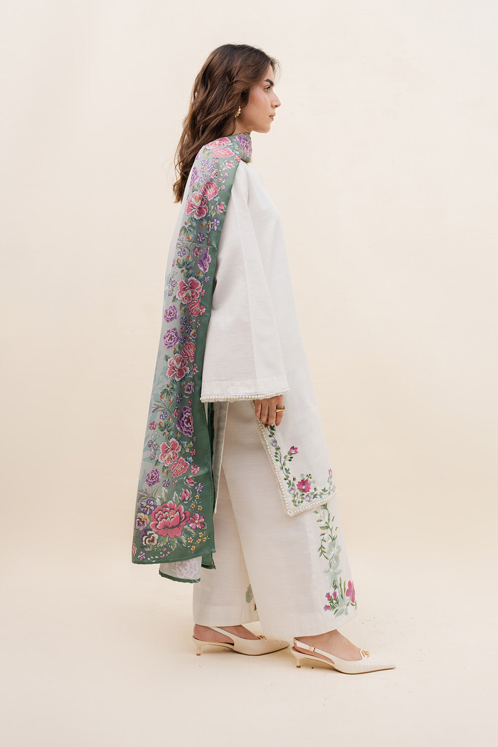 Maryum N Maria | Latte Layers Pret | CARAMEL DRIFT - MWS5817 - by Libasekhas UK - Registered Vendor of : Maryum N Maria - 100% Original Designer Dress