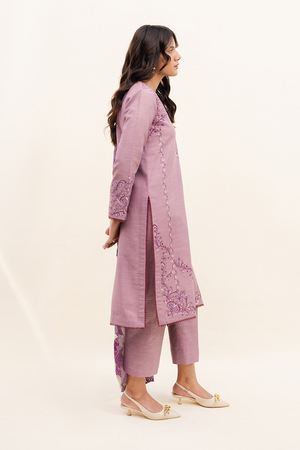 Maryum N Maria | Latte Layers Pret | SANDED SOUL - MWS5819 - by Libasekhas UK - Registered Vendor of : Maryum N Maria - 100% Original Designer Dress