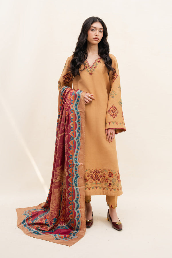 Maryum N Maria | Latte Layers Pret | TOFFEE TIDES - MWS5820 - by Libasekhas UK - Registered Vendor of : Maryum N Maria - 100% Original Designer Dress