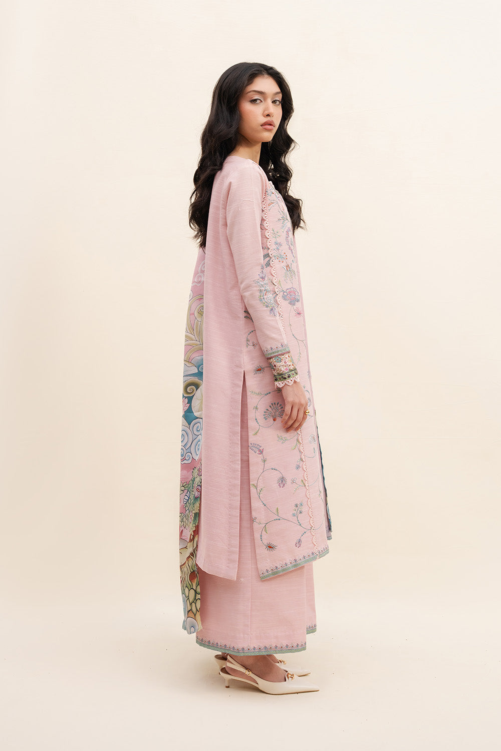 Maryum N Maria | Latte Layers Pret | ESPRESSO EASE - MWS5821 - by Libasekhas UK - Registered Vendor of : Maryum N Maria - 100% Original Designer Dress