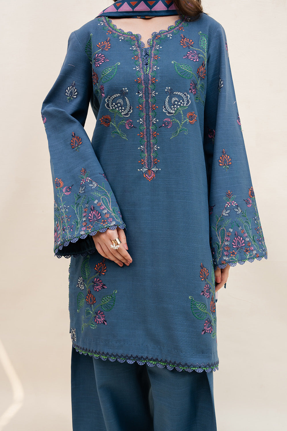 Maryum N Maria | Latte Layers Pret | VELVET FOAM - MWS5822 - by Libasekhas UK - Registered Vendor of : Maryum N Maria - 100% Original Designer Dress