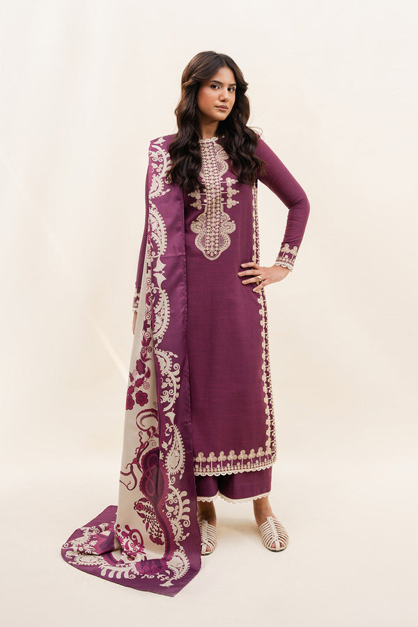 Maryum N Maria | Latte Layers Pret | CHAI CLOUD - MWS5825 - by Libasekhas UK - Registered Vendor of : Maryum N Maria - 100% Original Designer Dress