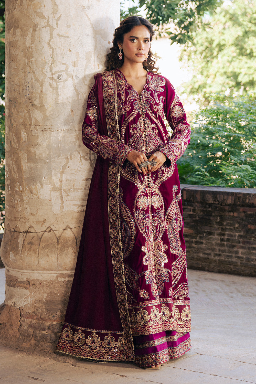 Maryum N Maria | Gulshan e Makhmal | GAeLLE - MWS5891 - by Libasekhas UK - Registered Vendor of : Maryum N Maria - 100% Original Designer Dress