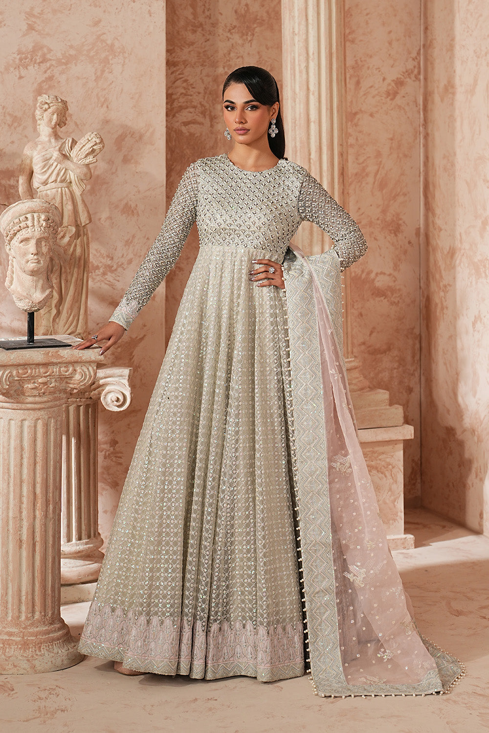Maryum N Maria | Formal Eid Edit | SAANVI - MWS5950 - by Libasekhas UK - Registered Vendor of : Maryum N Maria - 100% Original Designer Dress
