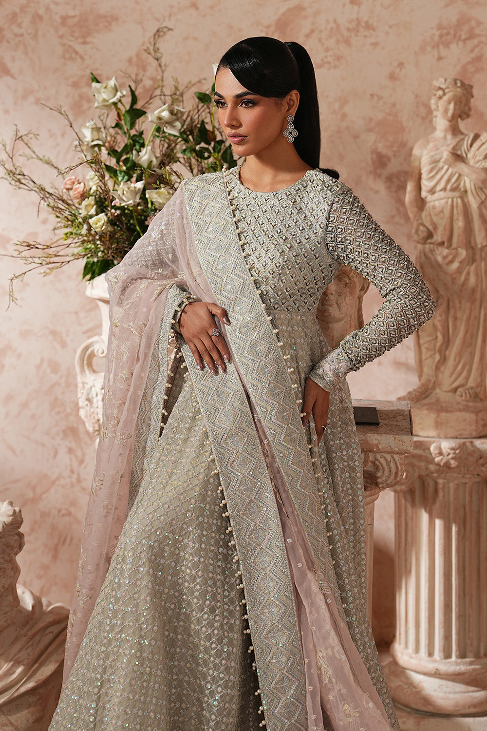 Maryum N Maria | Formal Eid Edit | SAANVI - MWS5950 - by Libasekhas UK - Registered Vendor of : Maryum N Maria - 100% Original Designer Dress