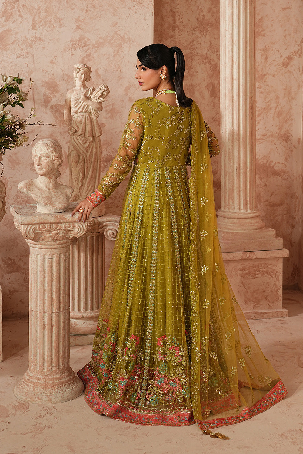 Maryum N Maria | Formal Eid Edit | SAGNEYA - MWS5953 - by Libasekhas UK - Registered Vendor of : Maryum N Maria - 100% Original Designer Dress