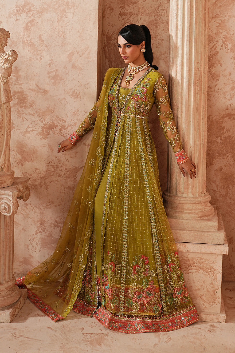 Maryum N Maria | Formal Eid Edit | SAGNEYA - MWS5953 - by Libasekhas UK - Registered Vendor of : Maryum N Maria - 100% Original Designer Dress