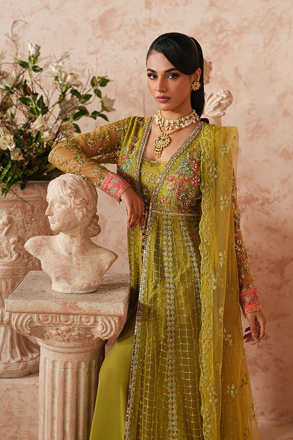 Maryum N Maria | Formal Eid Edit | SAGNEYA - MWS5953 - by Libasekhas UK - Registered Vendor of : Maryum N Maria - 100% Original Designer Dress