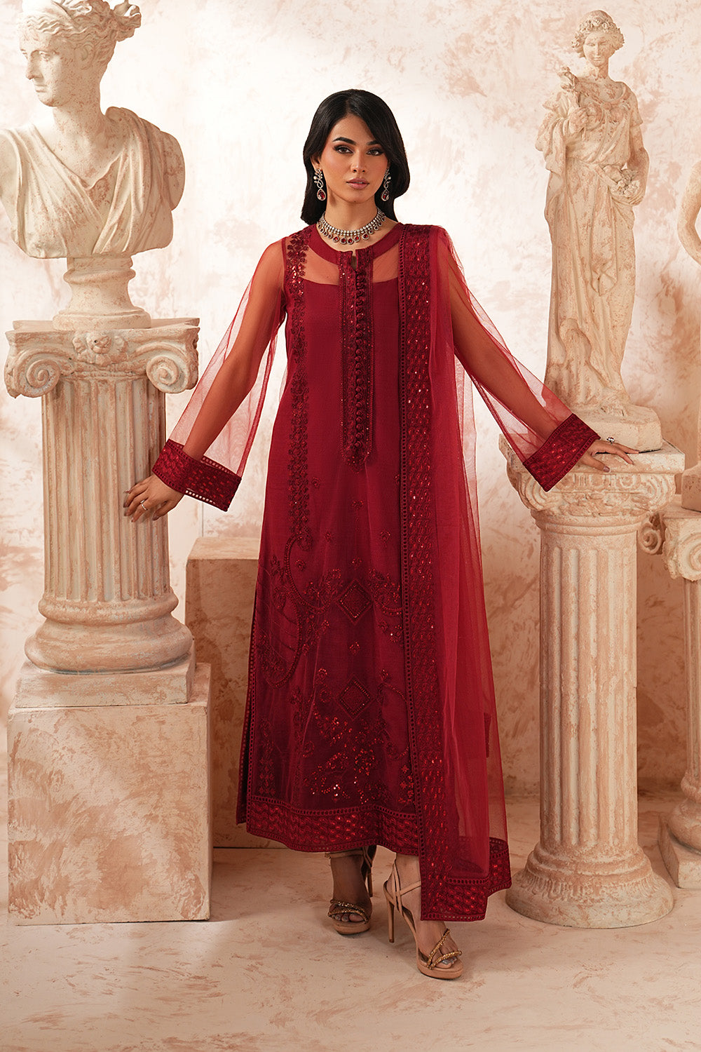 Maryum N Maria | Formal Eid Edit | SALENA - MWS5955 - by Libasekhas UK - Registered Vendor of : Maryum N Maria - 100% Original Designer Dress