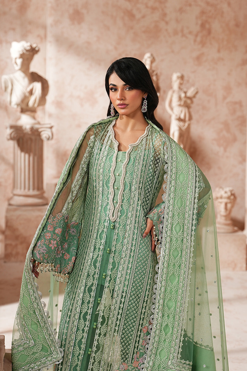 Maryum N Maria | Formal Eid Edit | SANTHANA - MWS5956 - by Libasekhas UK - Registered Vendor of : Maryum N Maria - 100% Original Designer Dress