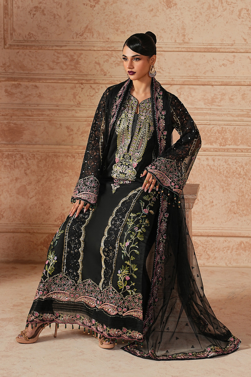 Maryum N Maria | Formal Eid Edit | SANVI - MWS5957 - by Libasekhas UK - Registered Vendor of : Maryum N Maria - 100% Original Designer Dress