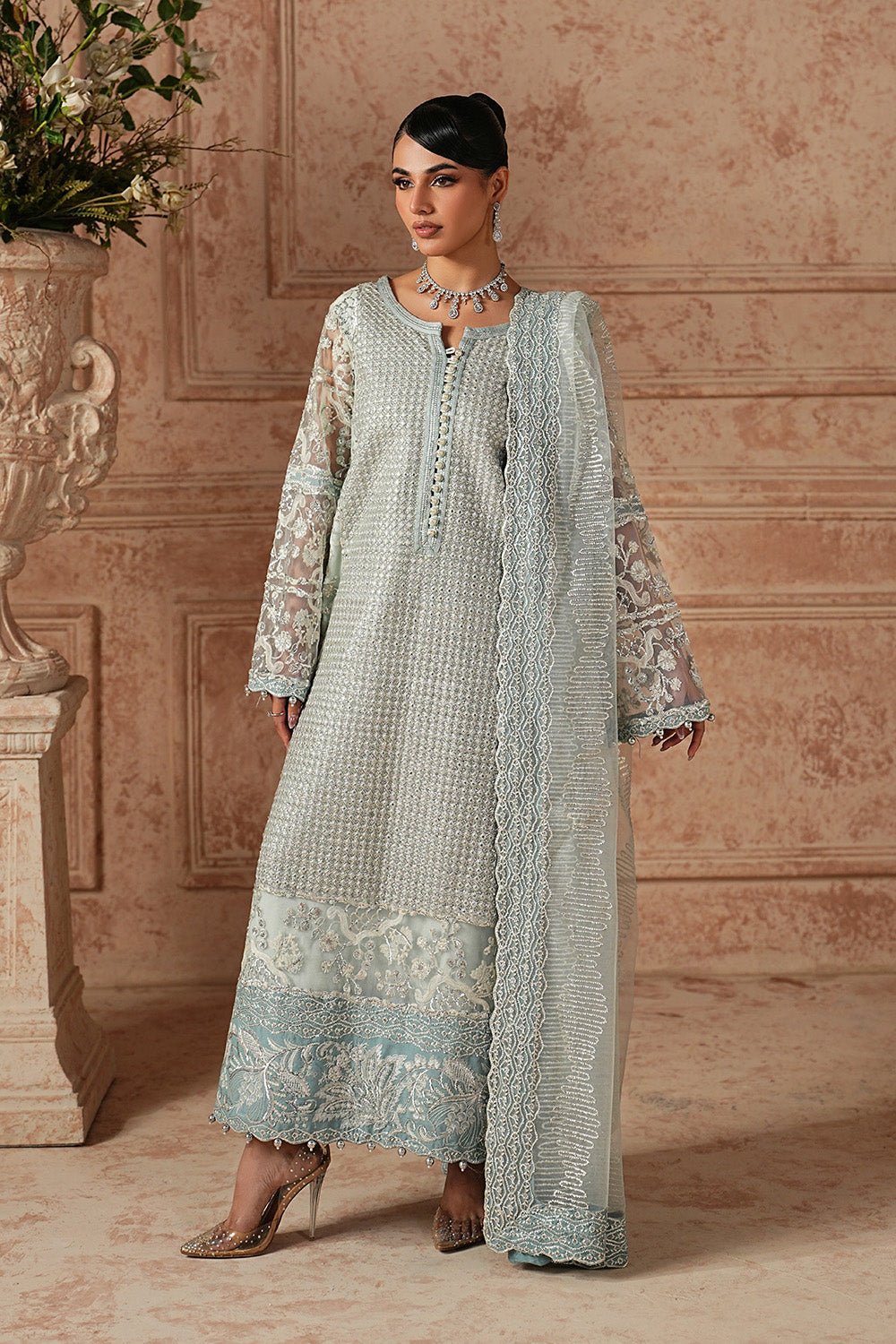 Maryum N Maria | Formal Eid Edit | SELVI - MWS5959 - by Libasekhas UK - Registered Vendor of : Maryum N Maria - 100% Original Designer Dress