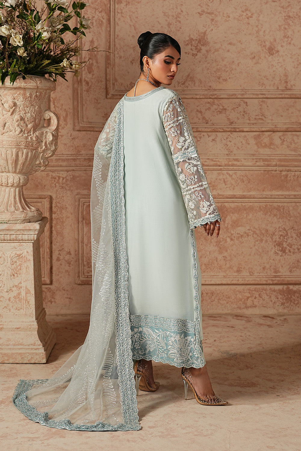 Maryum N Maria | Formal Eid Edit | SELVI - MWS5959 - by Libasekhas UK - Registered Vendor of : Maryum N Maria - 100% Original Designer Dress