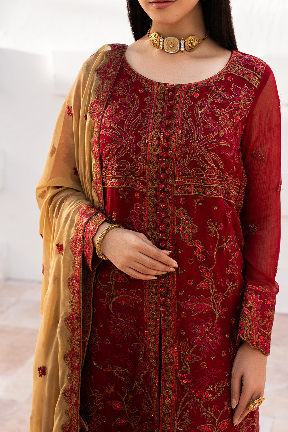 Maryum N Maria | Luxury Edit | KESHET - MWU5682 - by Libasekhas UK - Registered Vendor of : Maryam N Maria - 100% Original Designer Dress
