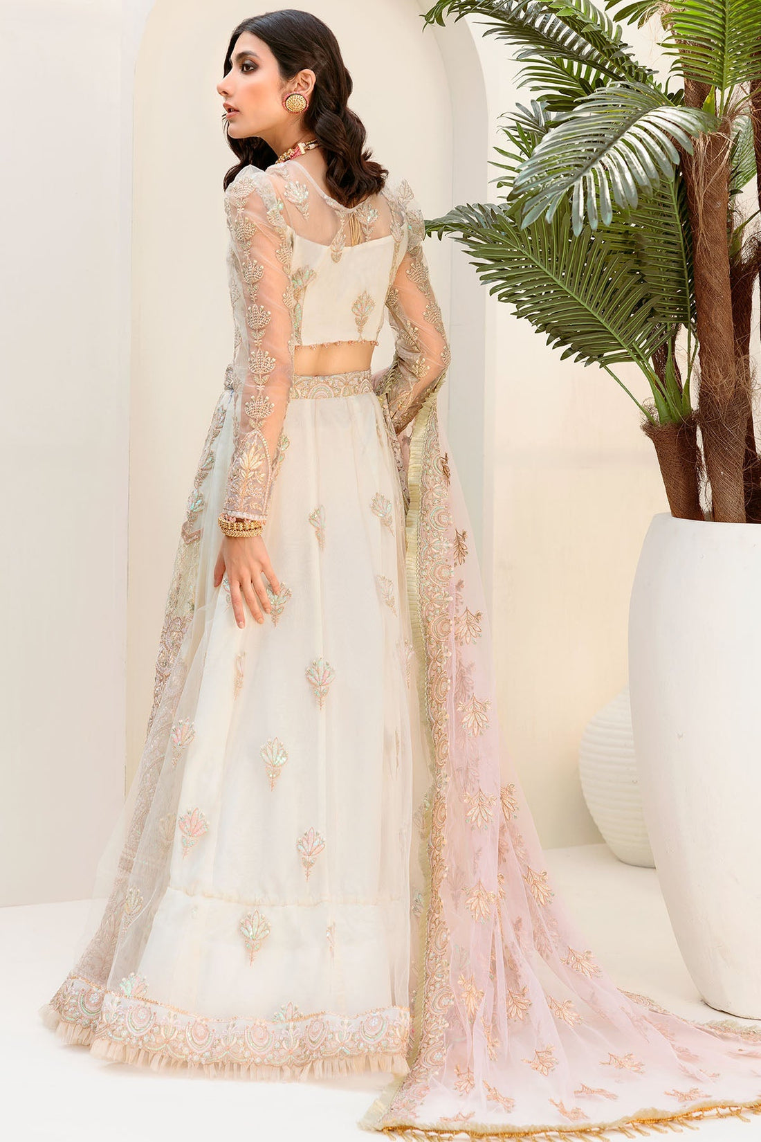 Motifz | Luxury Formal | 3186-PINK-SALT - by Libasekhas UK - Registered Vendor of : Motifz - 100% Original Designer Dress