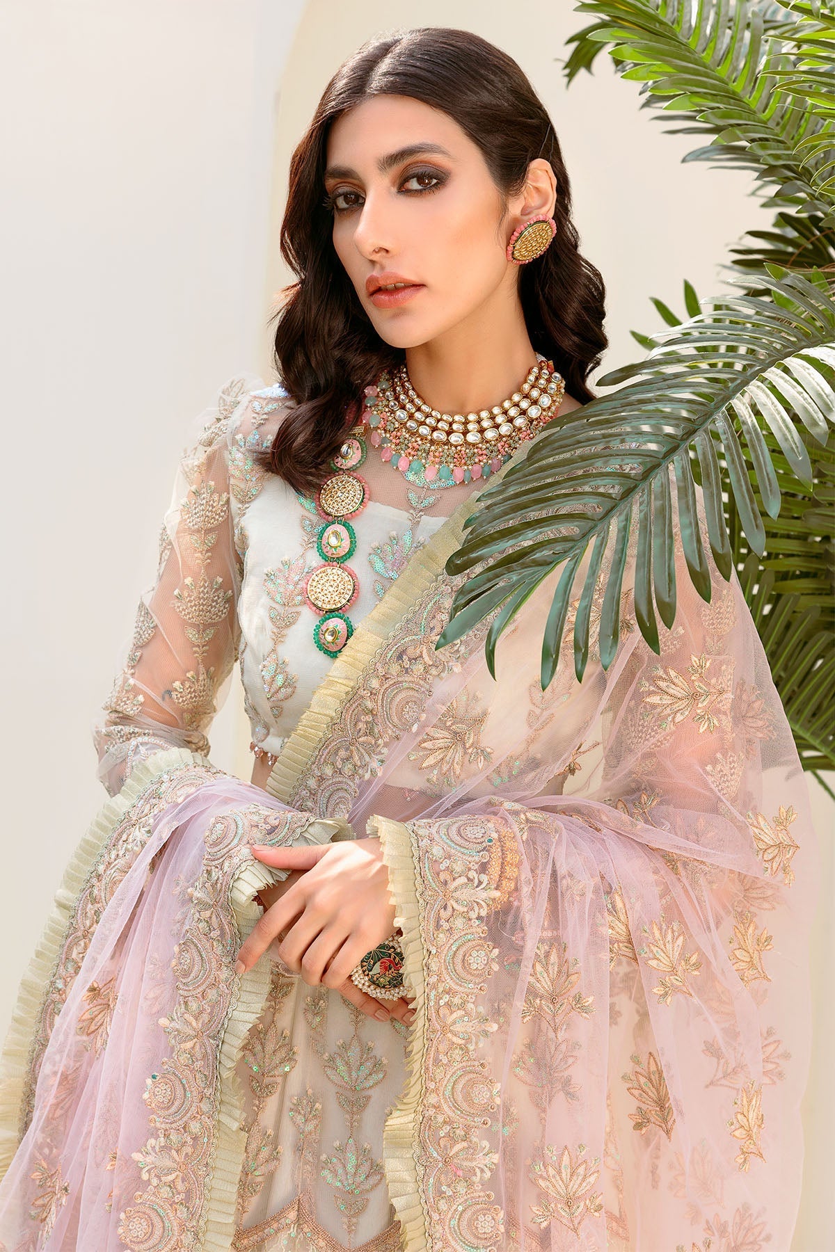 Motifz | Luxury Formal | 3186-PINK-SALT - by Libasekhas UK - Registered Vendor of : Motifz - 100% Original Designer Dress