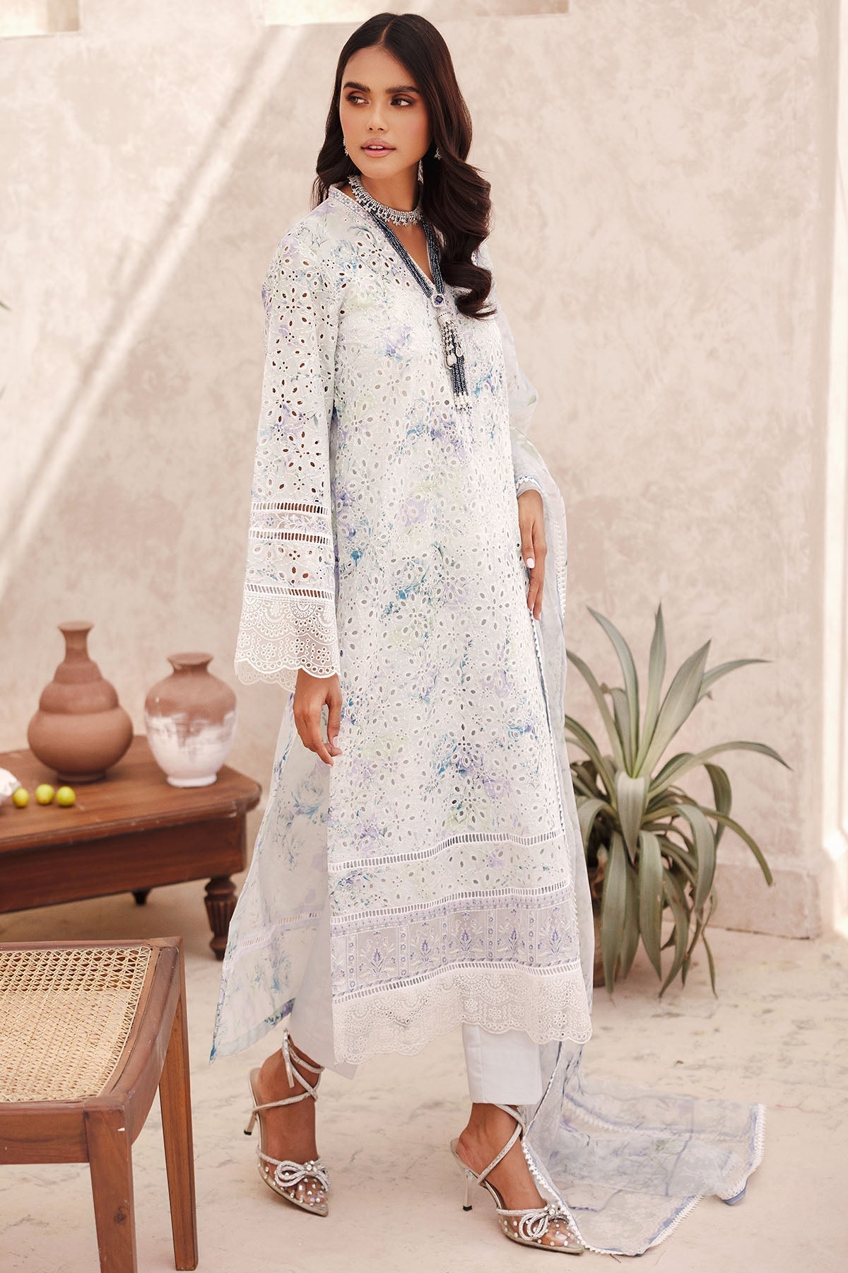 Motifz | Premium Lawn 25 | 3736-LUCIA - by - Libasekhas UK - Registered Vendor of : Motifz - 100% Original Designer Dresss