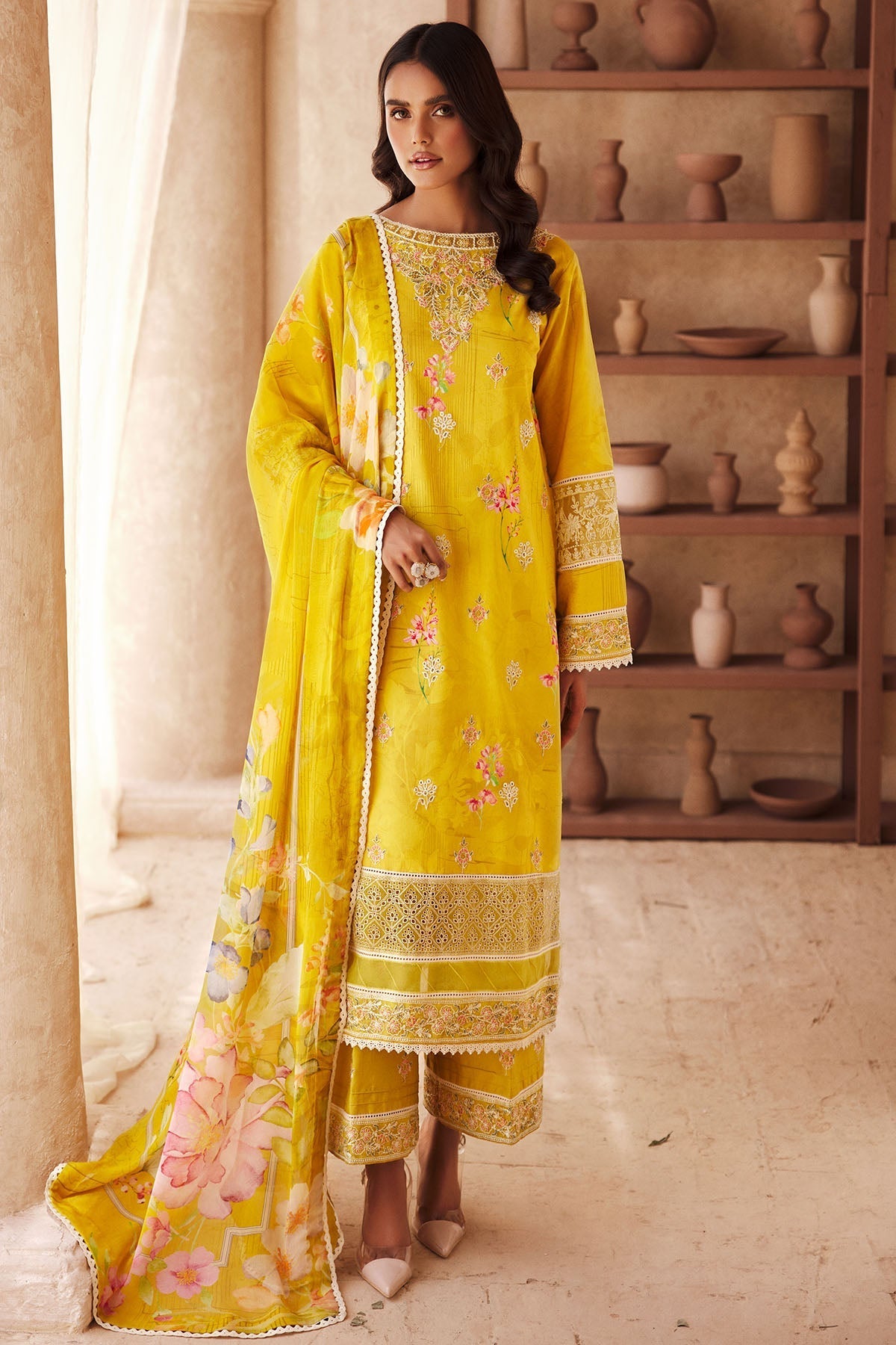 Motifz | Premium Lawn 25 | 3741-ELIE - by - Libasekhas UK - Registered Vendor of : Motifz - 100% Original Designer Dresss