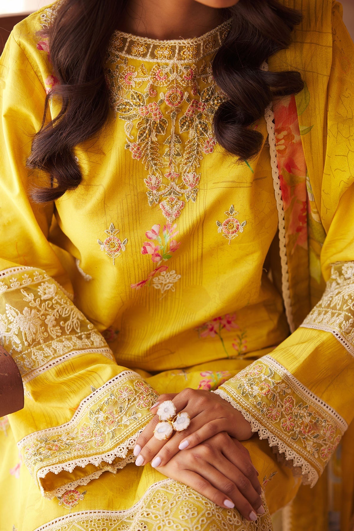 Motifz | Premium Lawn 25 | 3741-ELIE - by - Libasekhas UK - Registered Vendor of : Motifz - 100% Original Designer Dresss