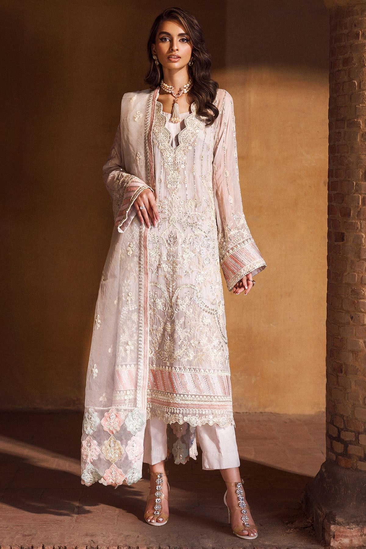 Motifz | Luxury Formal | 4127-ANMOL - by Libasekhas UK - Registered Vendor of : Motifz - 100% Original Designer Dress