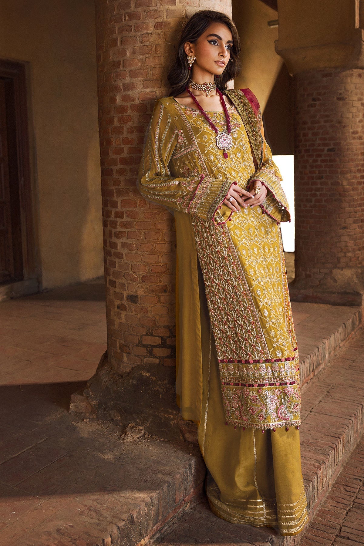 Motifz | Luxury Formal | 4129-BAKHTAWAR - by Libasekhas UK - Registered Vendor of : Motifz - 100% Original Designer Dress