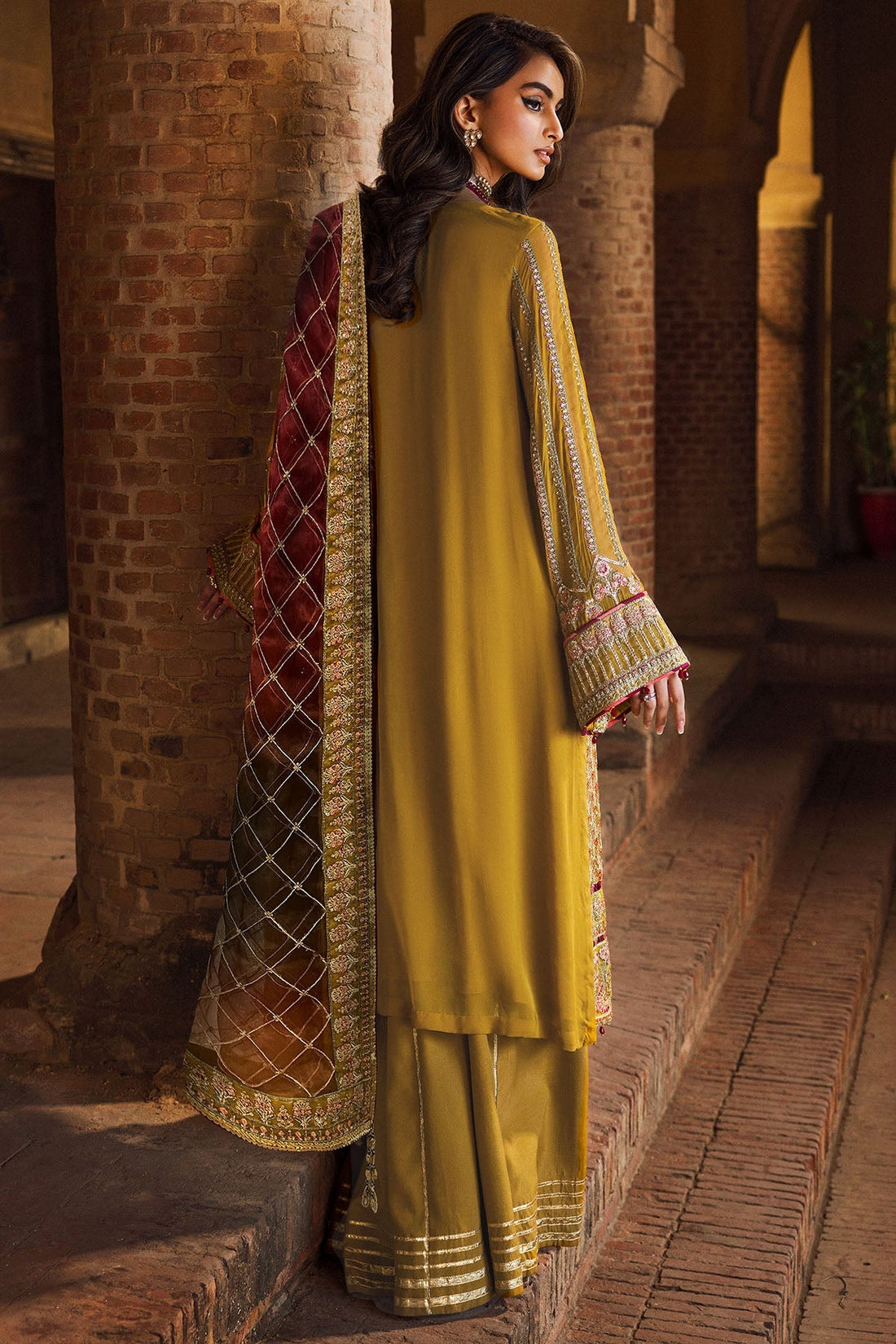 Motifz | Luxury Formal | 4129-BAKHTAWAR - by Libasekhas UK - Registered Vendor of : Motifz - 100% Original Designer Dress