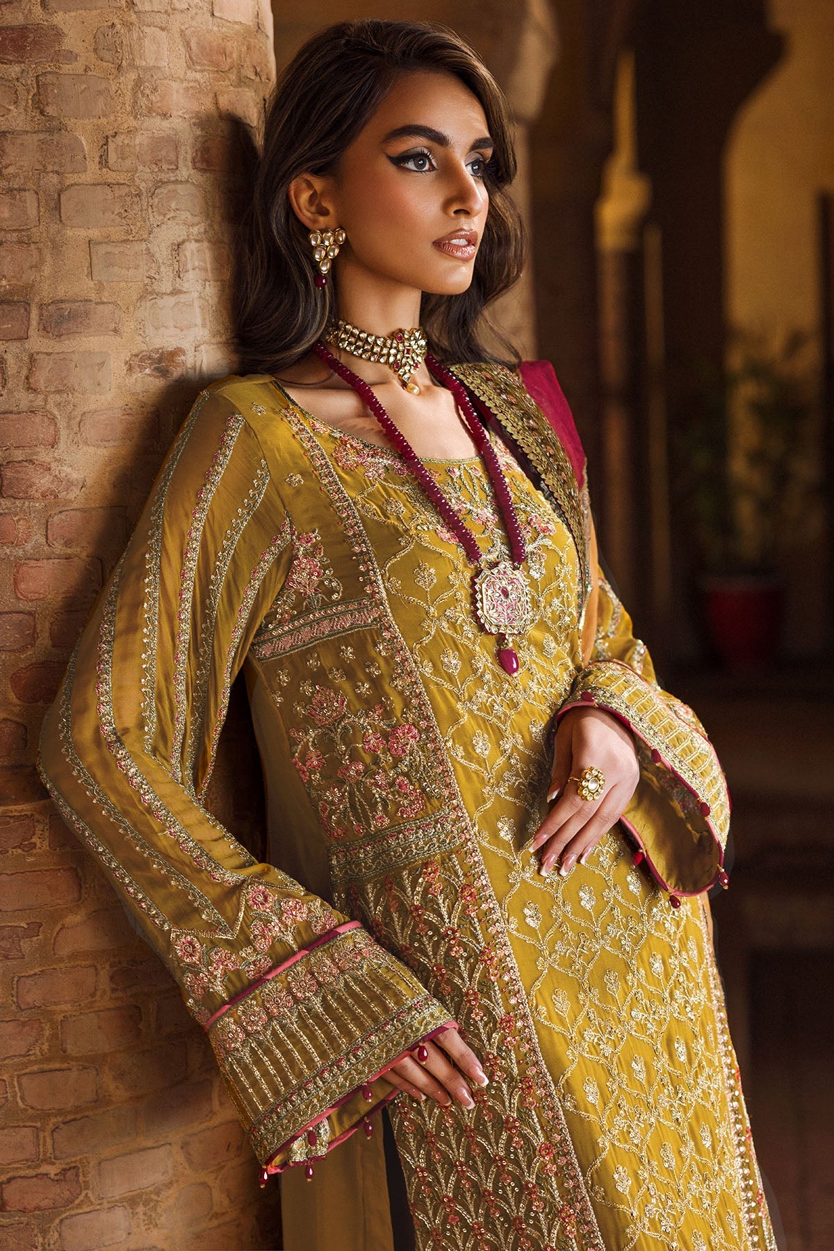 Motifz | Luxury Formal | 4129-BAKHTAWAR - by Libasekhas UK - Registered Vendor of : Motifz - 100% Original Designer Dress