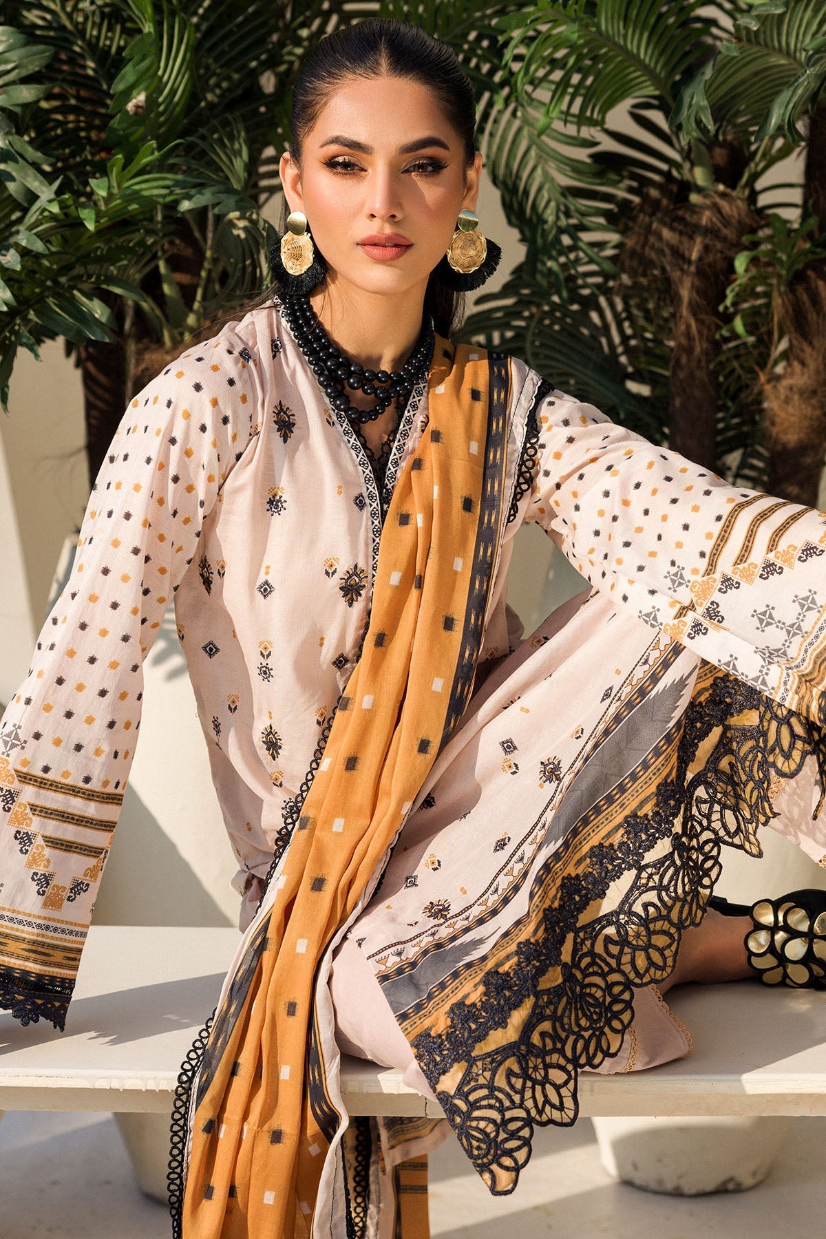 Motifz | Umang Lawn | 4632-PURVAI - by - Libasekhas UK - Registered Vendor of : Motifz - 100% Original Designer Dresss