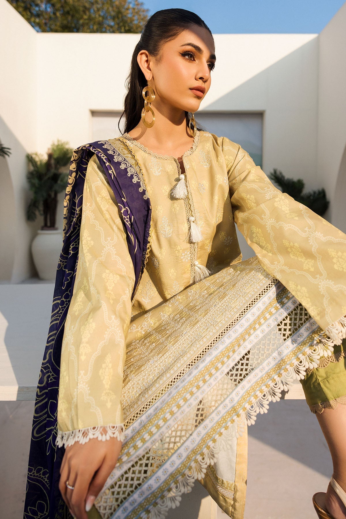 Motifz | Umang Lawn | 4635-PASBAAN - by - Libasekhas UK - Registered Vendor of : Motifz - 100% Original Designer Dresss