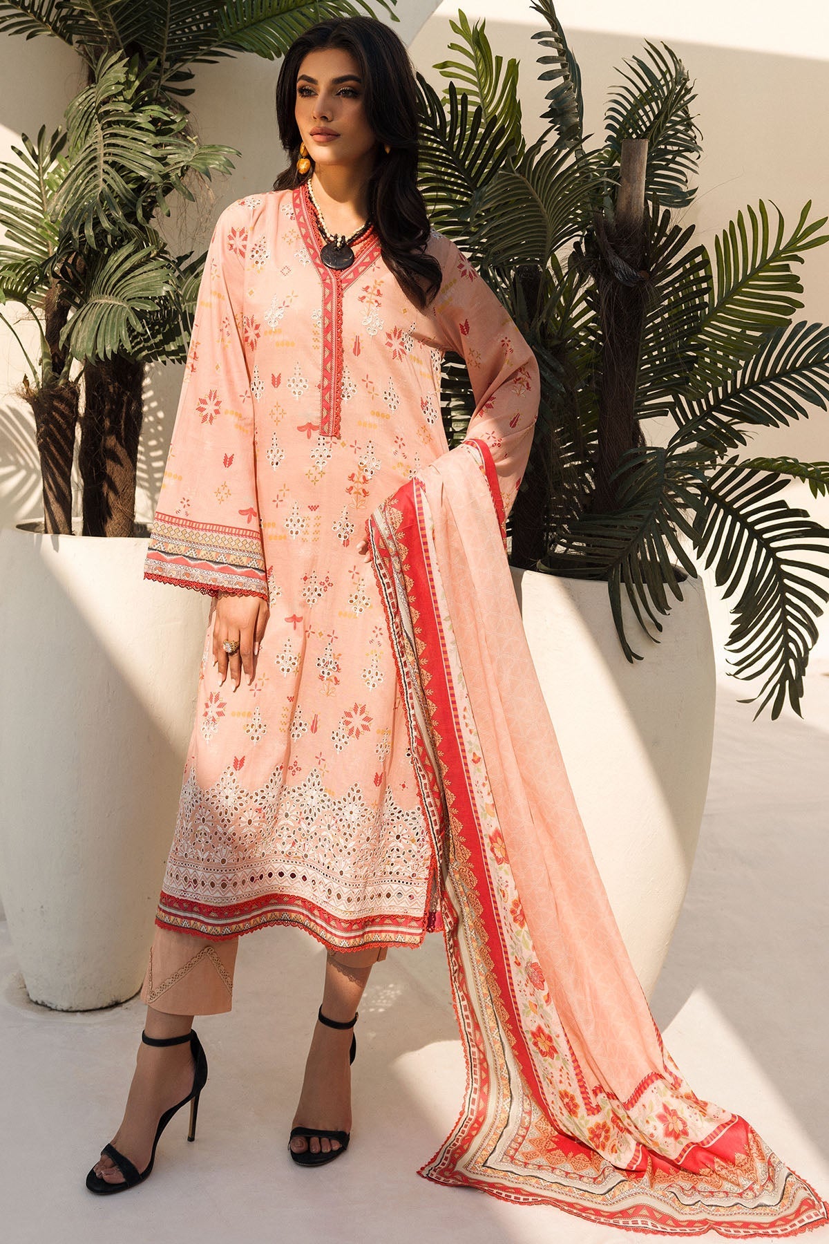 Motifz | Umang Lawn | 4639-NEELKAMAL - by - Libasekhas UK - Registered Vendor of : Motifz - 100% Original Designer Dresss
