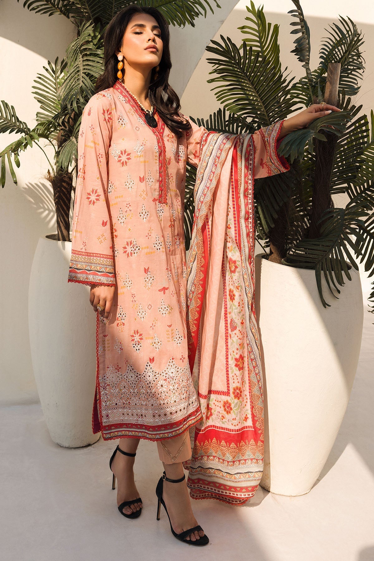 Motifz | Umang Lawn | 4639-NEELKAMAL - by - Libasekhas UK - Registered Vendor of : Motifz - 100% Original Designer Dresss