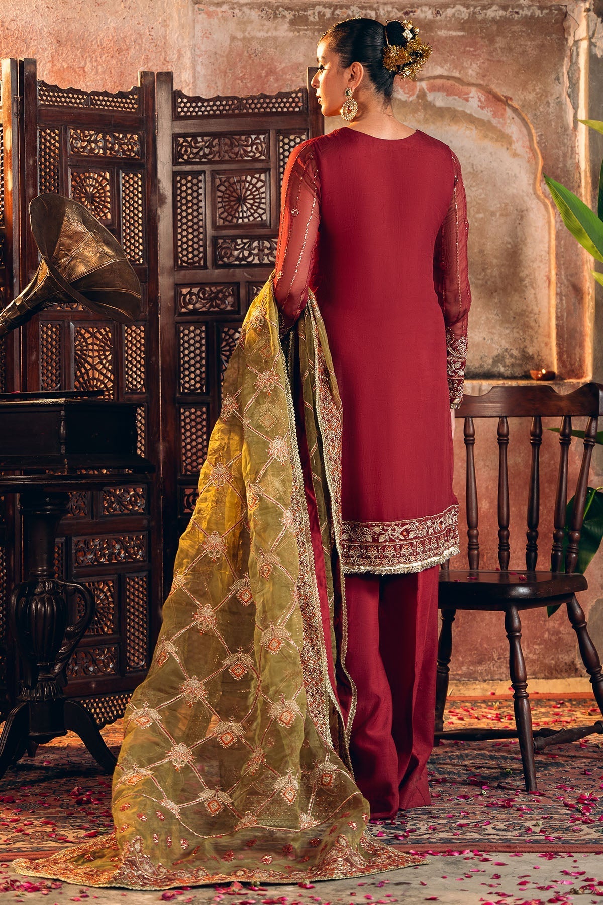 Motifz | Luxury Formal | 4817-TABEER - by Libasekhas UK - Registered Vendor of : Motifz - 100% Original Designer Dress