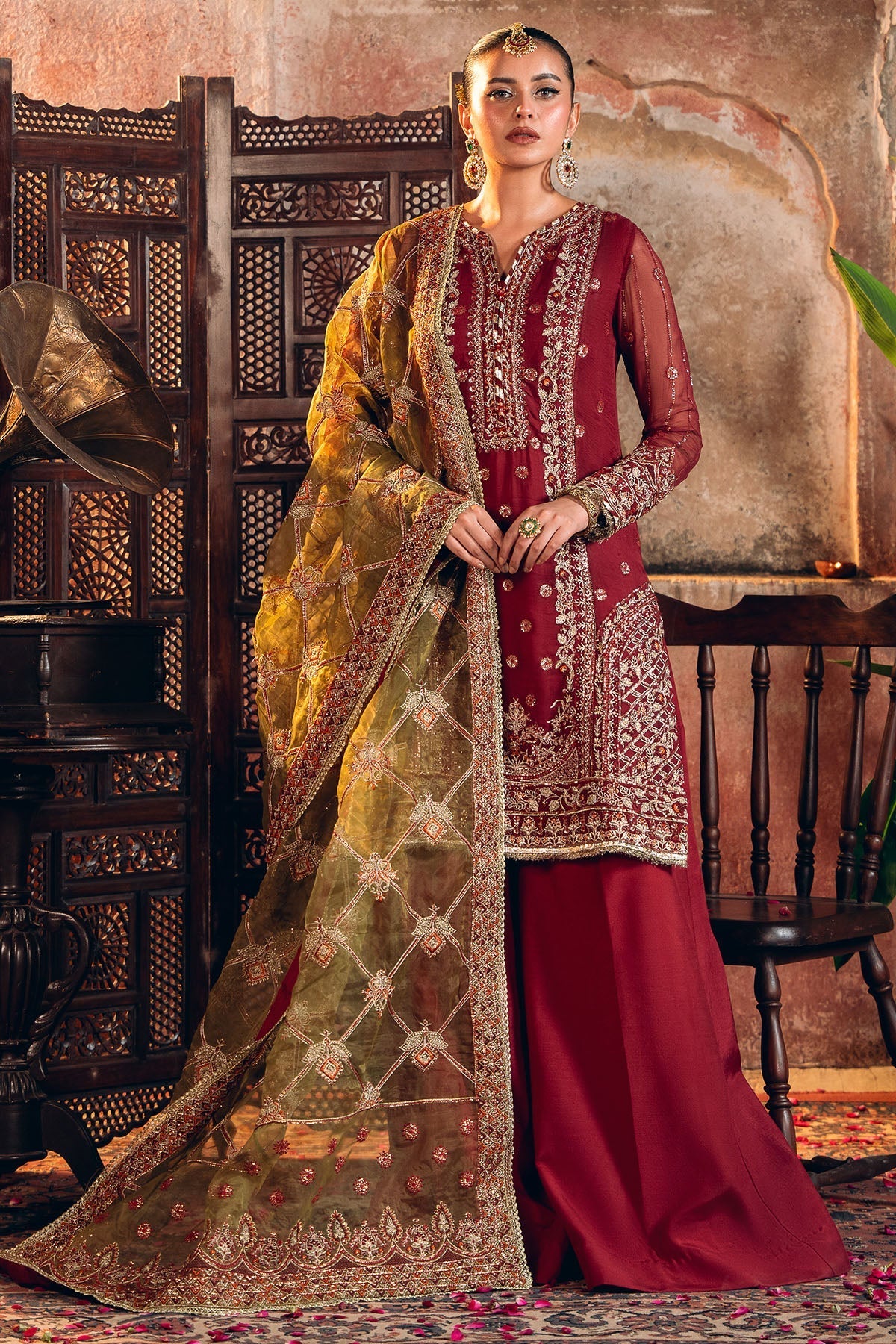 Motifz | Luxury Formal | 4817-TABEER - by Libasekhas UK - Registered Vendor of : Motifz - 100% Original Designer Dress