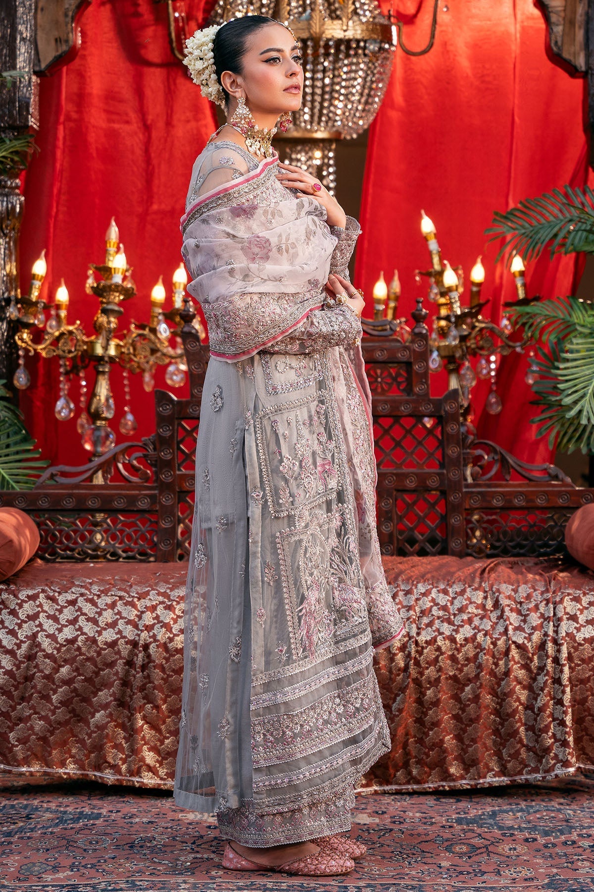 Motifz | Luxury Formal | 4823-QANDEEL - by Libasekhas UK - Registered Vendor of : Motifz - 100% Original Designer Dress